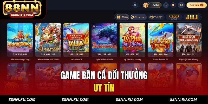 Game Bắn Cá Đổi Thưởng Uy Tín - Top Tựa Game Đáng Chơi Nhất